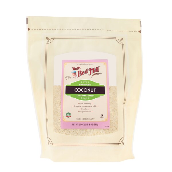 Bob's Red Mill Shredded Coconut 24 oz. Bag, PK4